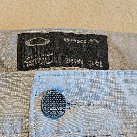 WHITE OAKLEY MEN'S TAKE 2.5 PANTS - Picture 4 of 5